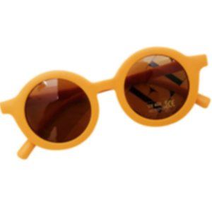 Dark Yellow Round Sunglasses - Baby/Toddler